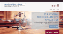 Desktop Screenshot of northcarolinapersonalinjurylawyers.com