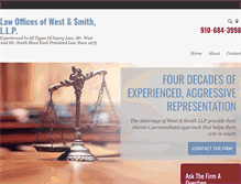 Tablet Screenshot of northcarolinapersonalinjurylawyers.com